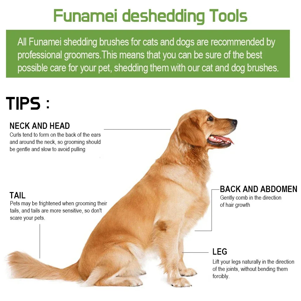 Pet Brush for Dogs, Cats Comb Hair Removal Brush