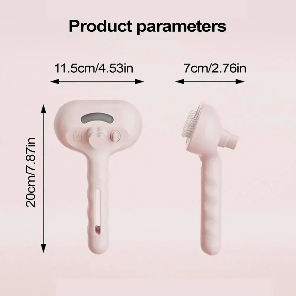 Dog Spray Hair Comb, Pet Steam Massage Brush