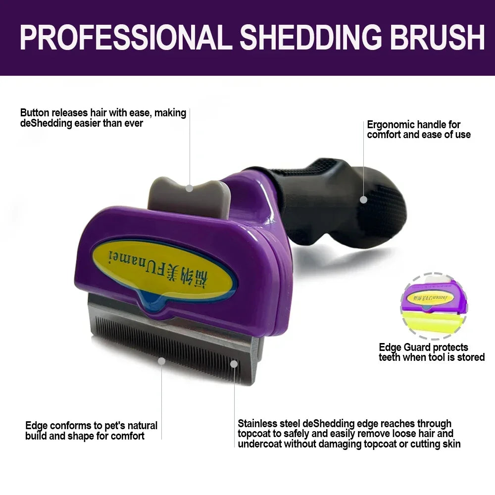 Pet Brush for Dogs, Cats Comb Hair Removal Brush