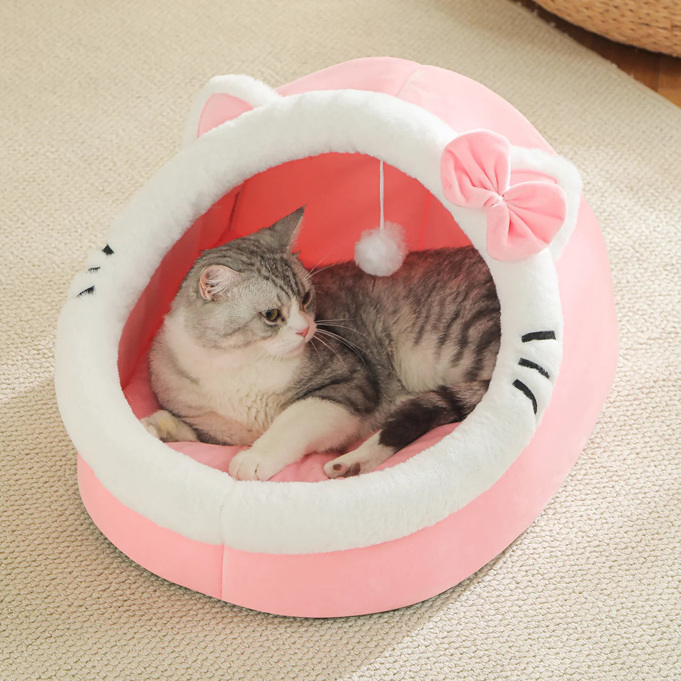 Cute And Soft Cat House Super Cat Bed Warm