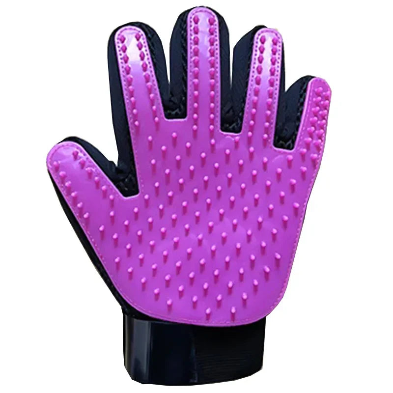 Pet Hair Remover Gloves – Dog & Cat Grooming Mitt